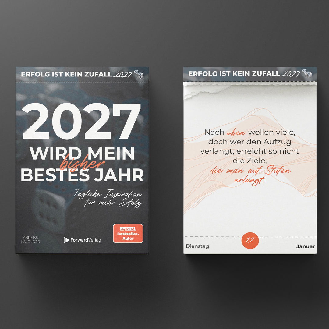 Erfolg ist kein Zufall – Abreißkalender 2027