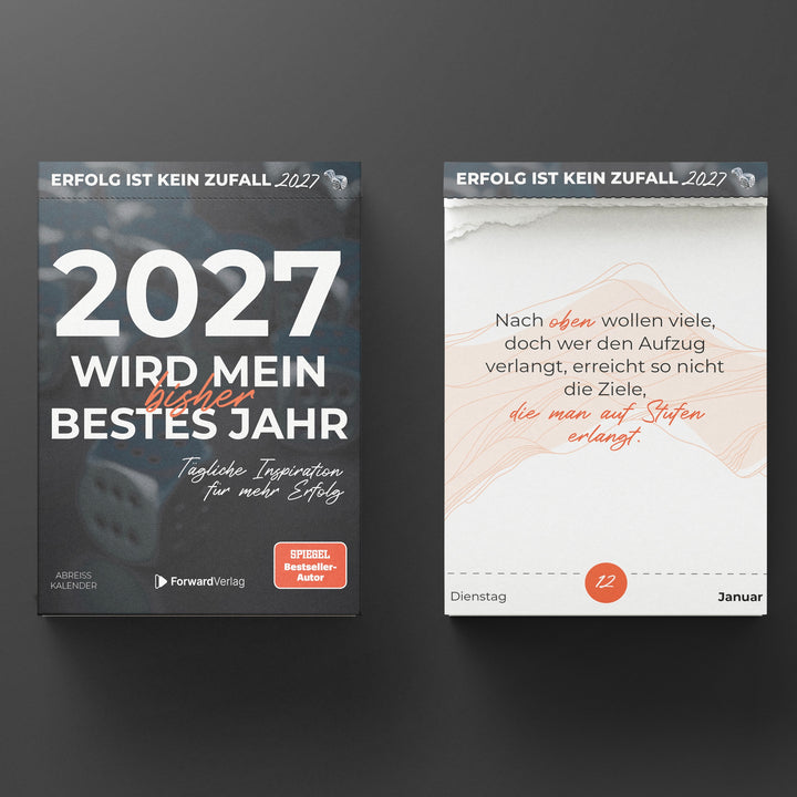Erfolg ist kein Zufall – Abreißkalender 2027