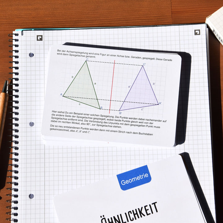 Mathe Spickzettel A6: Lernkarten für die 5.-7. Klasse