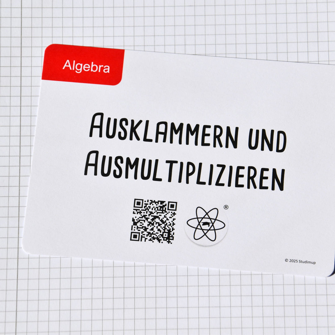 Mathe Spickzettel A6: Lernkarten für die 5.-7. Klasse