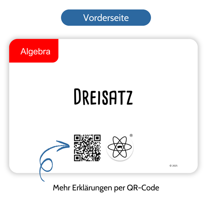 Mathe Spickzettel A6: Lernkarten für die 5.-7. Klasse