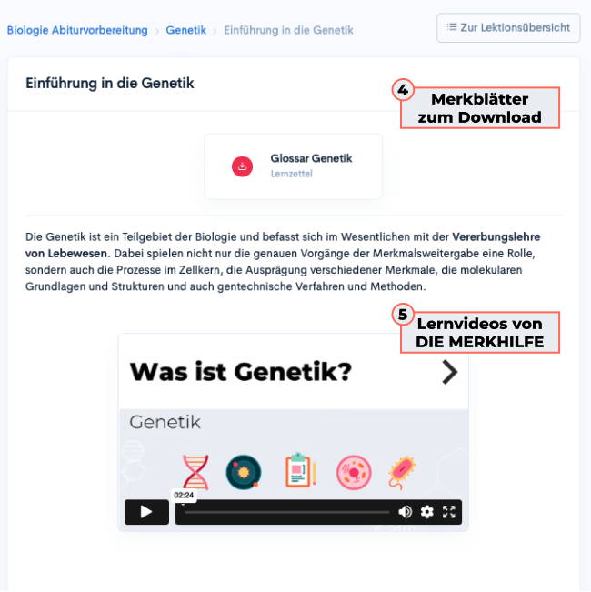 Biologie Abitur Onlinekurs | StudyHelp Verlag.