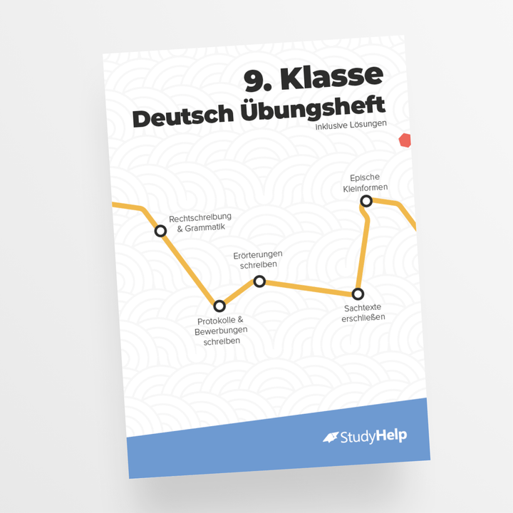 Deutsch Übungsheft 9. Klasse | StudyHelp Verlag.