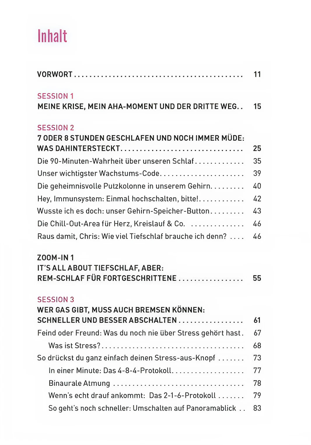 Die Tiefschlaf-Formel