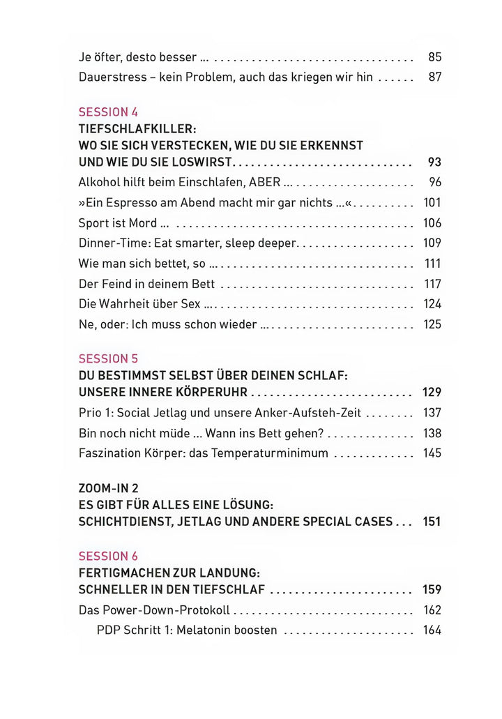 Die Tiefschlaf-Formel