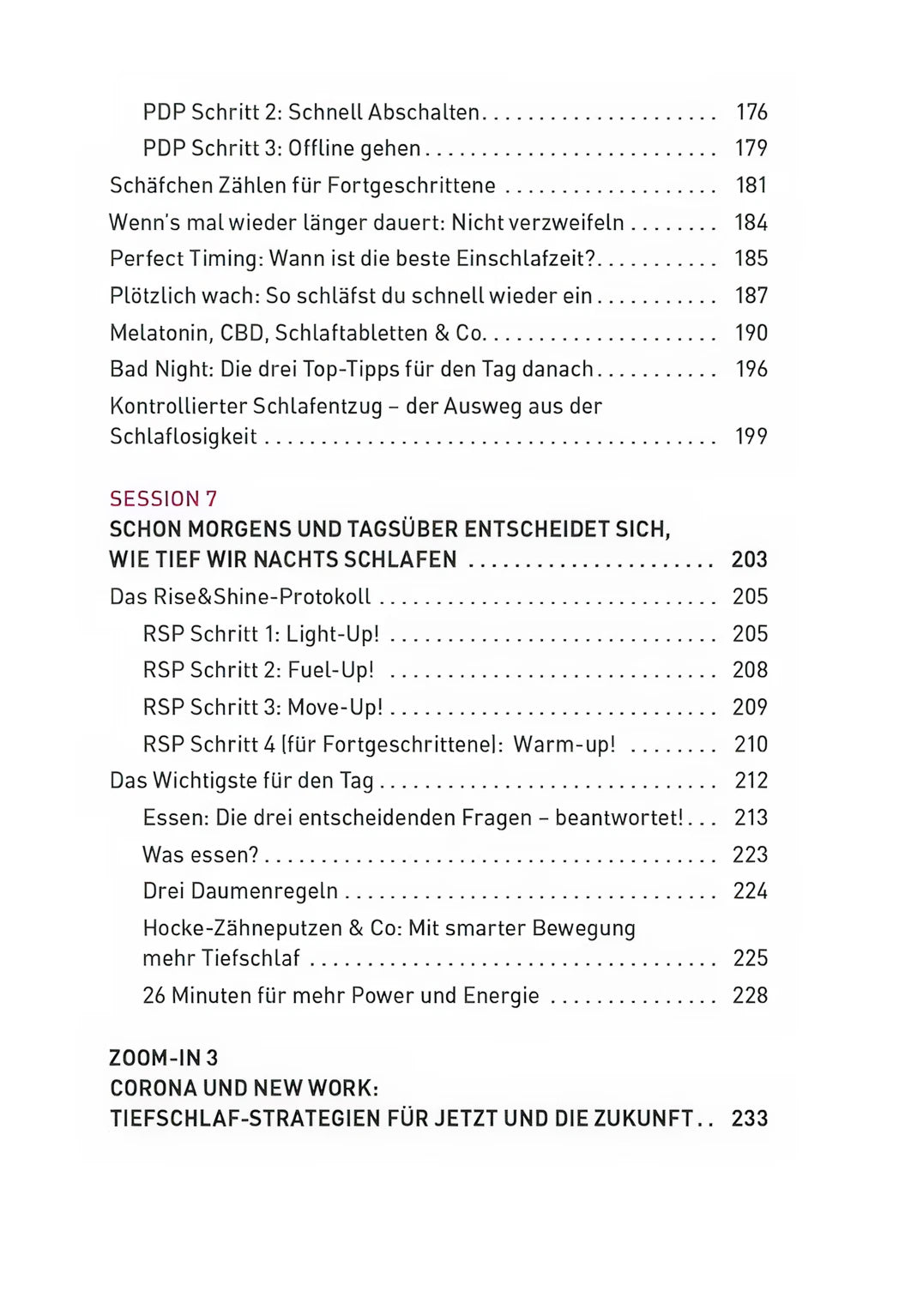 Die Tiefschlaf-Formel