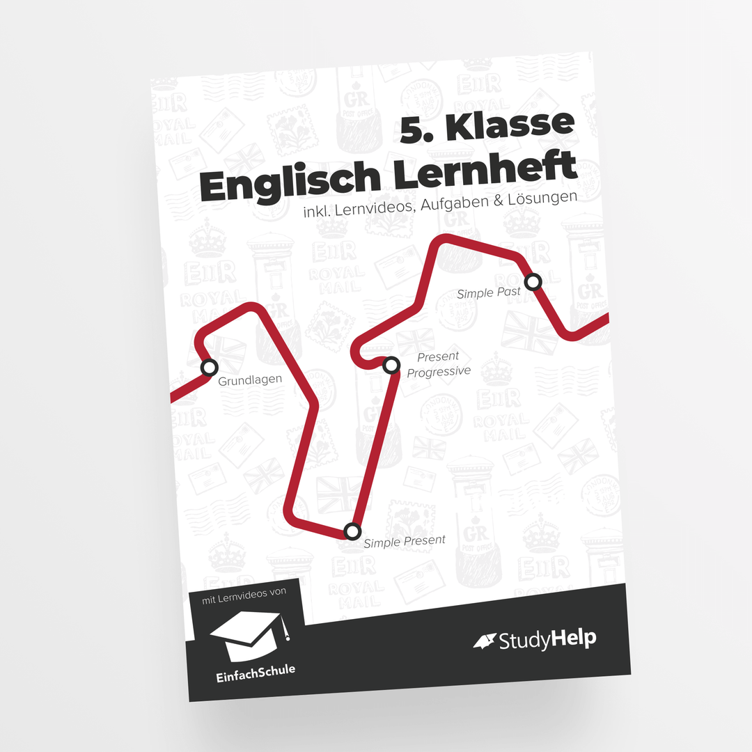 Englisch Lernheft 5. Klasse mit EinfachSchule | StudyHelp Verlag.