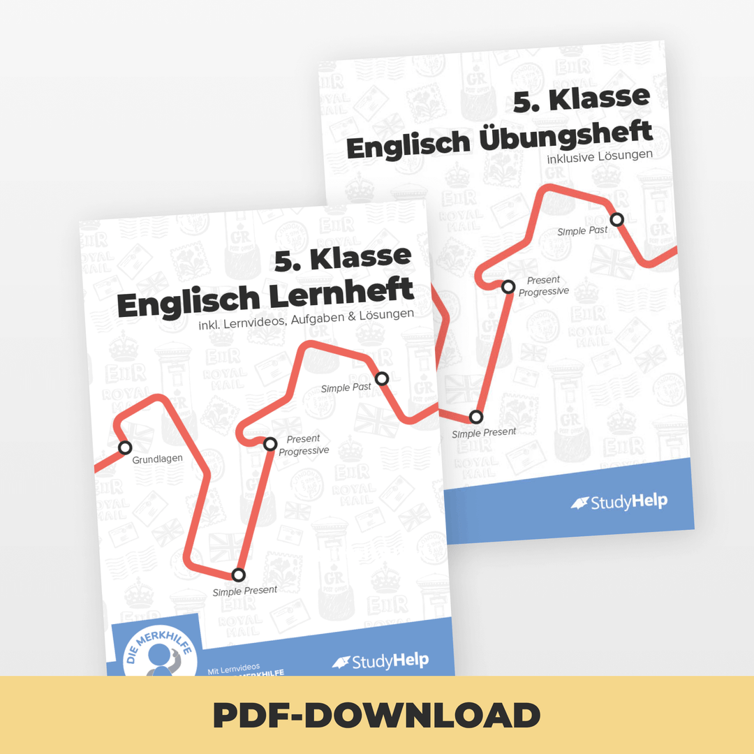 Englisch Set für die 5. Klasse | StudyHelp Verlag.
