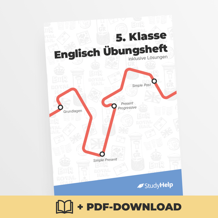 Englisch Übungsheft 5. Klasse | StudyHelp Verlag.