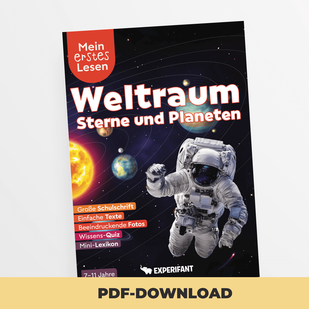 Mein erstes Lesen: Weltraum | Experifant Verlag.