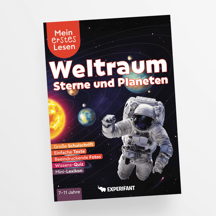 Mein erstes Lesen: Weltraum | Experifant Verlag.