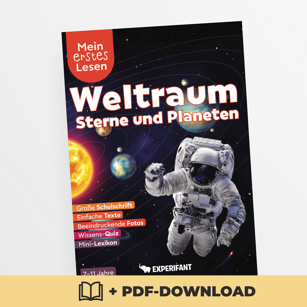 Mein erstes Lesen: Weltraum | Experifant Verlag.