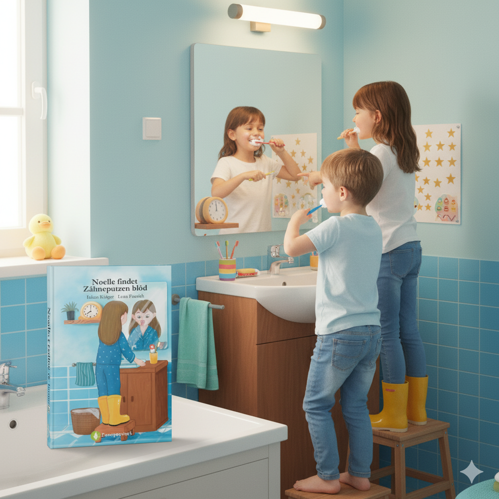 Zahnputzbuch - Noelle findet Zähneputzen blöd | Zwergenstark.