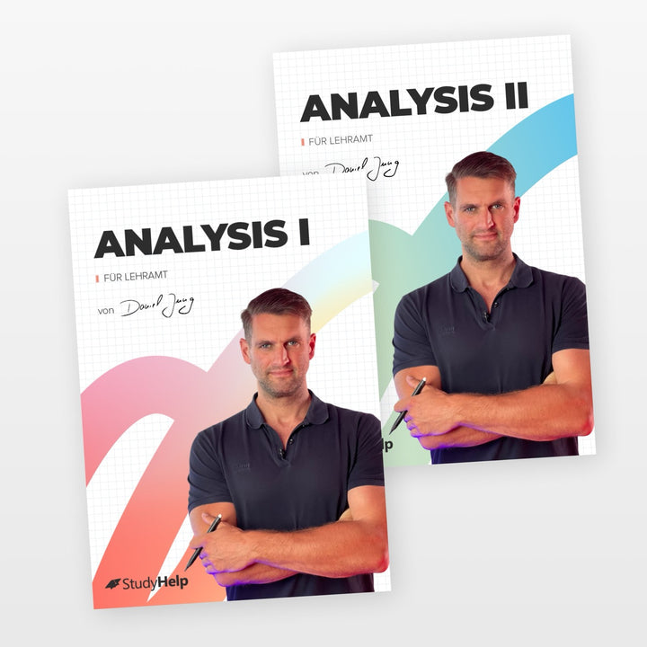 Analysis 1 & 2 Set für Lehramt | StudyHelp Verlag.