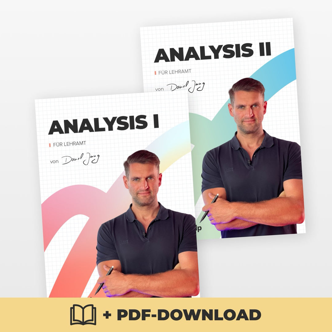 Analysis 1 & 2 Set für Lehramt | StudyHelp Verlag.