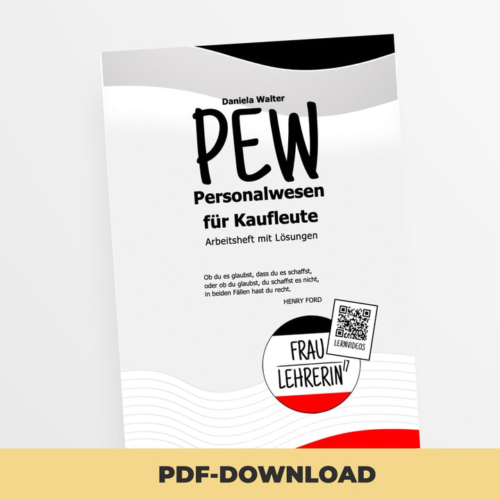 Arbeitsheft Personalwesen für Kaufleute