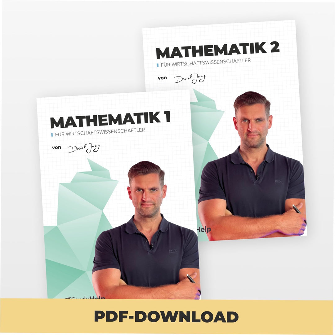 Mathe für WiWis 1 & 2 Lernhefte Set | StudyHelp Verlag.