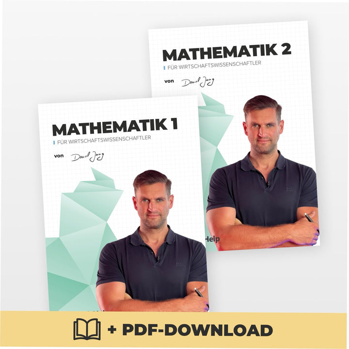 Mathe für WiWis 1 & 2 Lernhefte Set | StudyHelp Verlag.