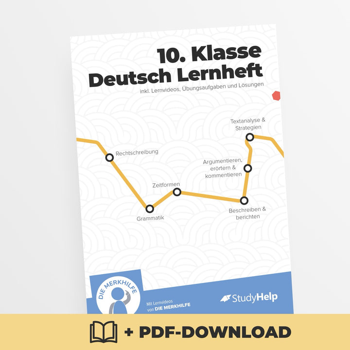 Deutsch Lernheft 10. Klasse | StudyHelp Verlag.