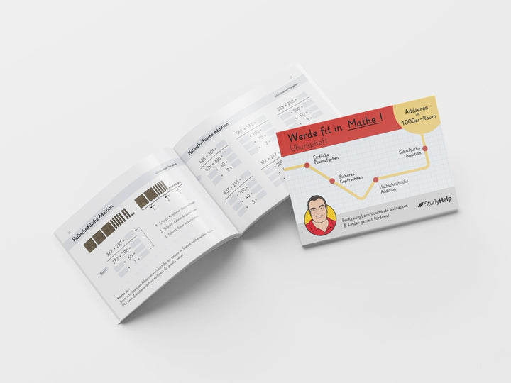 Werde fit in Mathe - Addition im 1000er-Raum | StudyHelp Verlag.