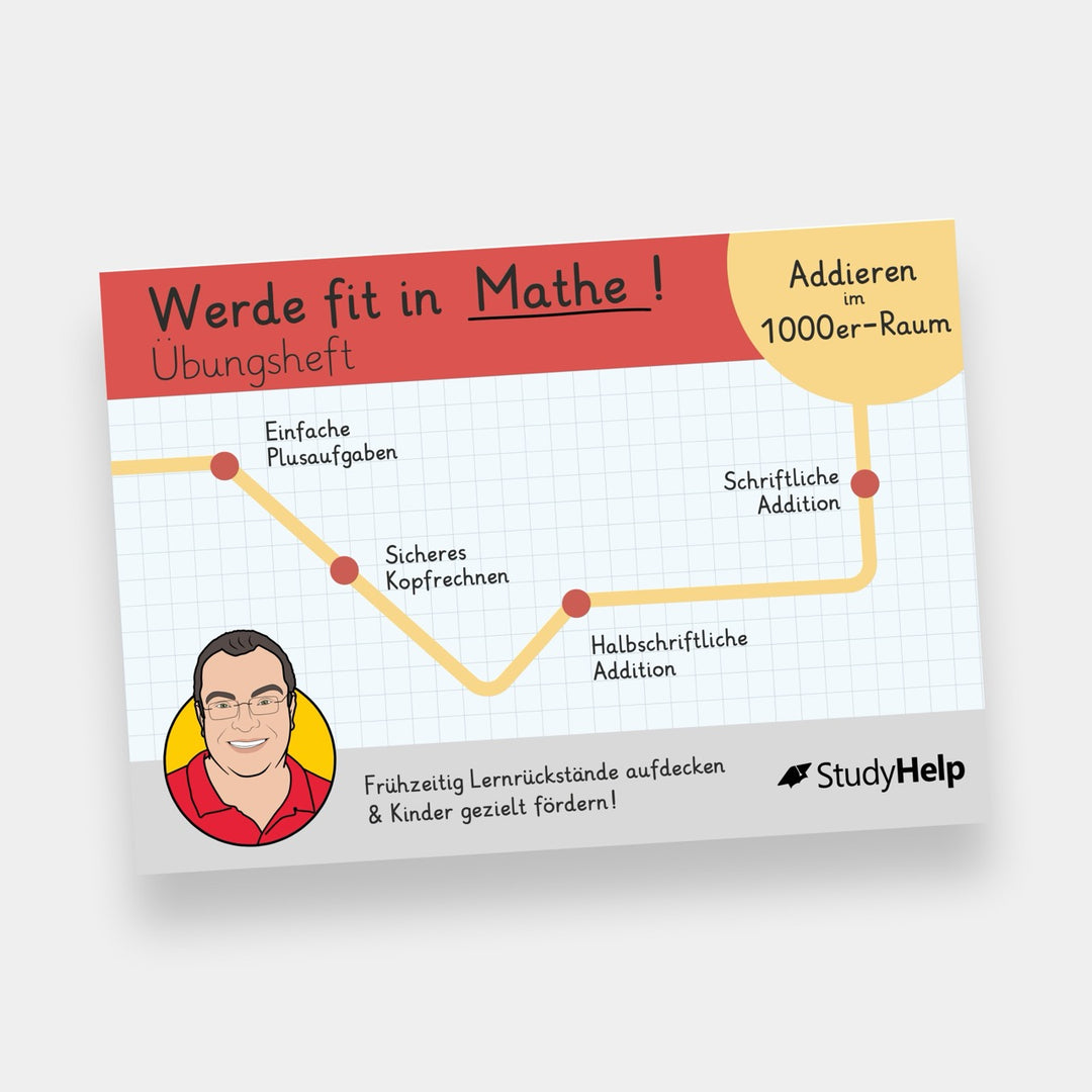 Werde fit in Mathe - Addition im 1000er-Raum | StudyHelp Verlag.