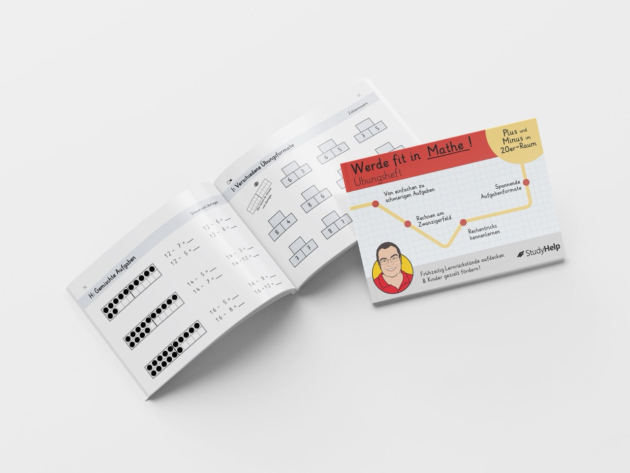 Werde fit in Mathe - Plus und Minus im 20er-Raum | StudyHelp Verlag.