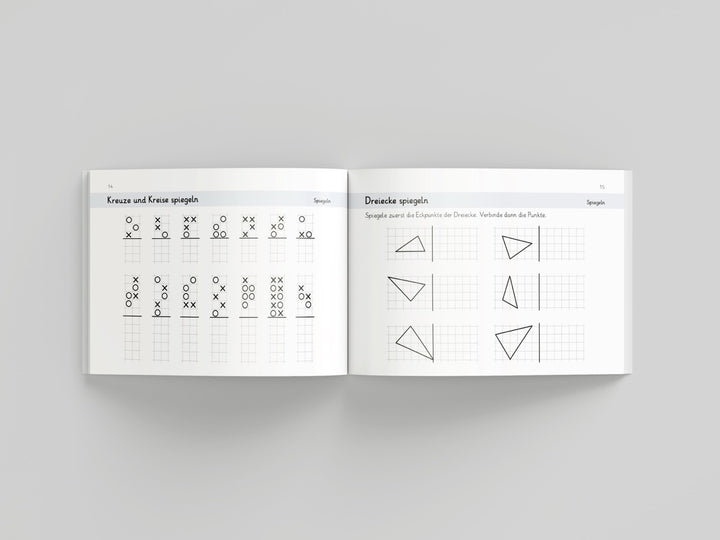 Werde fit in Mathe - Spiegelbilder | StudyHelp Verlag.