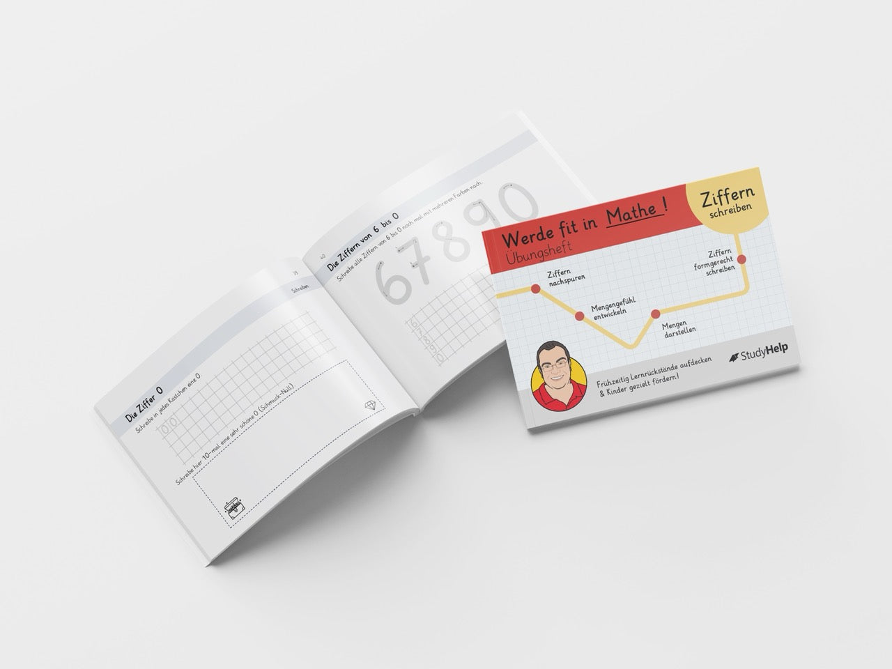 Werde fit in Mathe - Ziffern schreiben | StudyHelp Verlag.