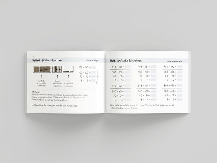 Werde fit in Mathe - Subtraktion im 1000er-Raum | StudyHelp Verlag.
