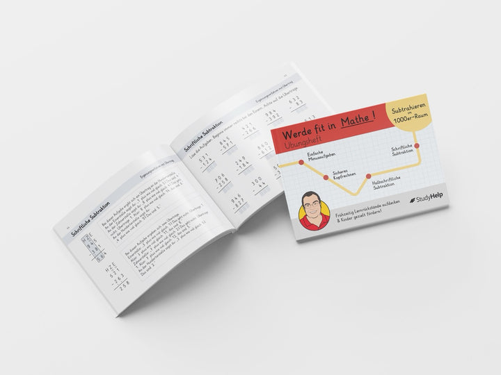 Werde fit in Mathe - Subtraktion im 1000er-Raum | StudyHelp Verlag.