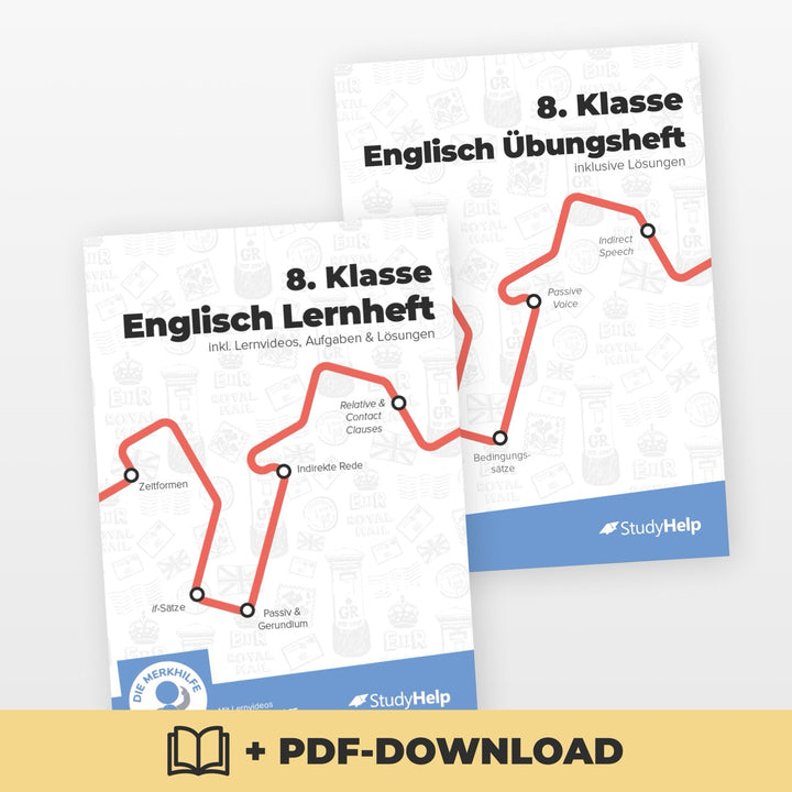 Englisch Set für die 8. Klasse | StudyHelp Verlag.