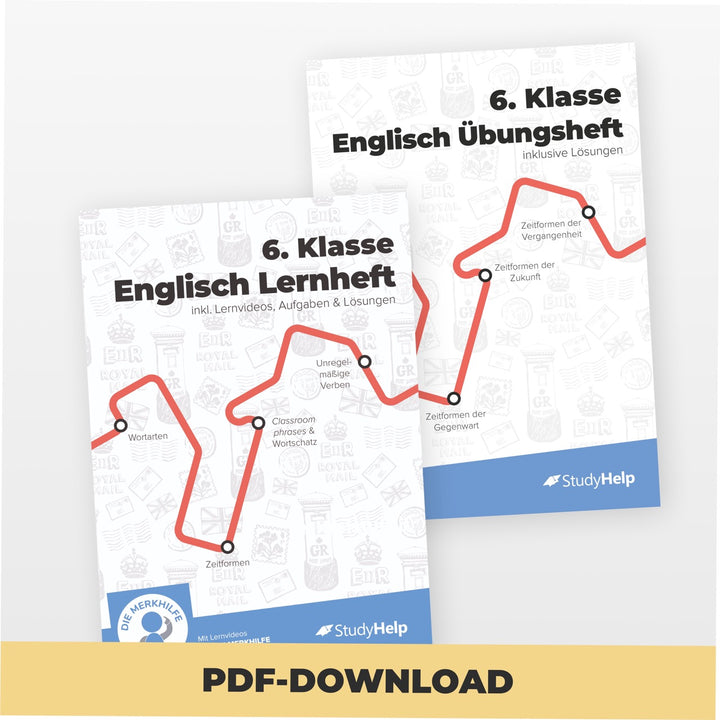Englisch Set für die 6. Klasse | StudyHelp Verlag.