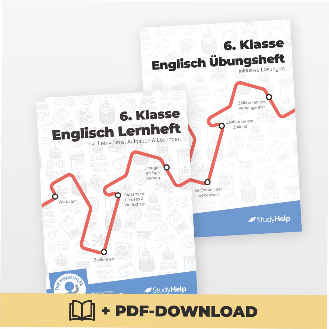 Englisch Set für die 6. Klasse | StudyHelp Verlag.