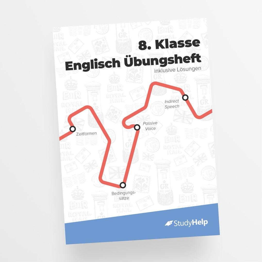 Englisch Übungsheft 8. Klasse | StudyHelp Verlag.