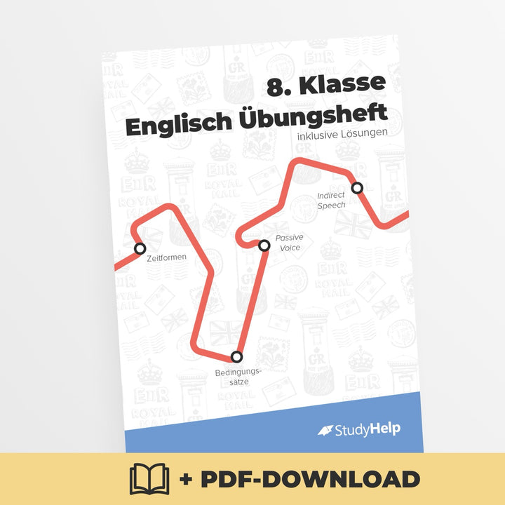 Englisch Übungsheft 8. Klasse | StudyHelp Verlag.