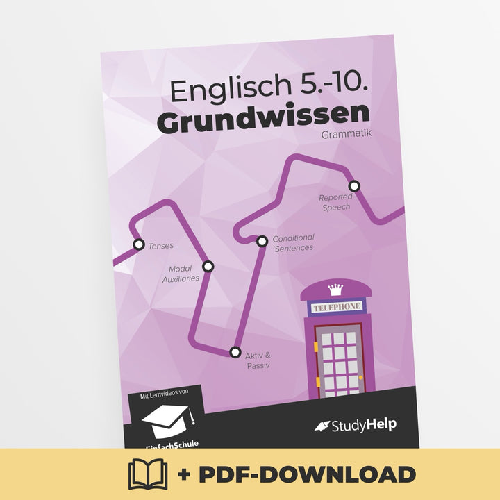 Englisch Grundwissen - Grammatik (EinfachSchule) | StudyHelp Verlag.