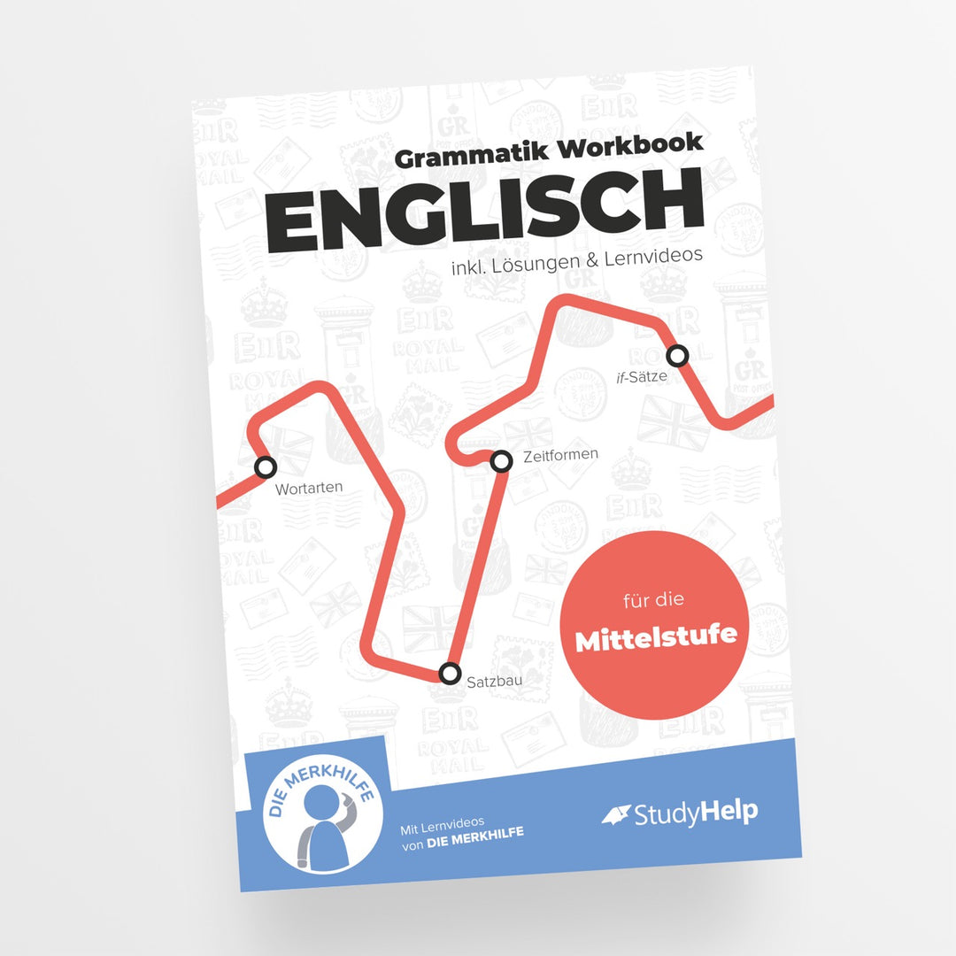 Englisch Grammatik Lernheft | StudyHelp Verlag.