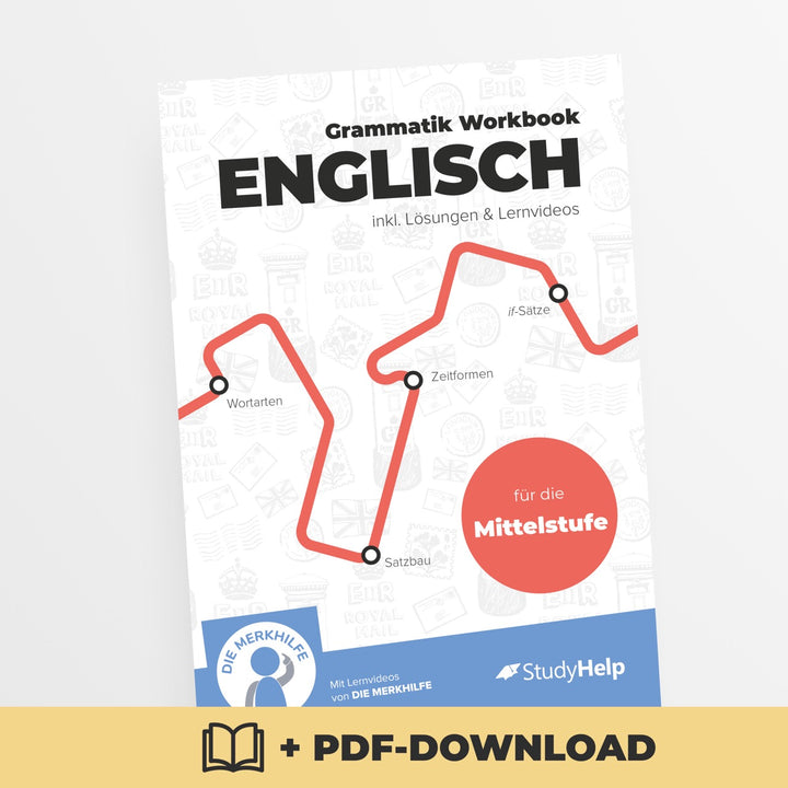 Englisch Grammatik Lernheft | StudyHelp Verlag.