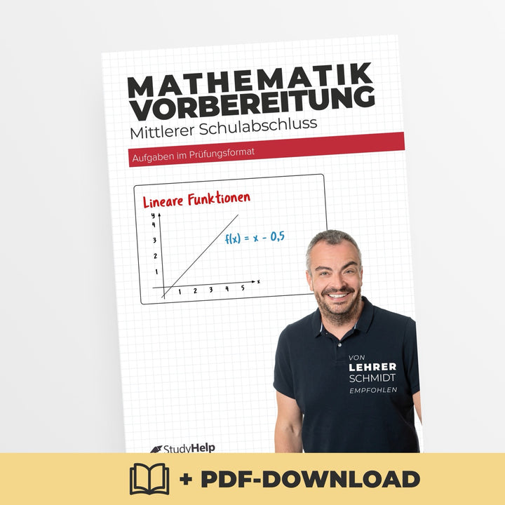 Mathe Prüfungsvorbereitung - Mittlerer Schulabschluss | StudyHelp Verlag.