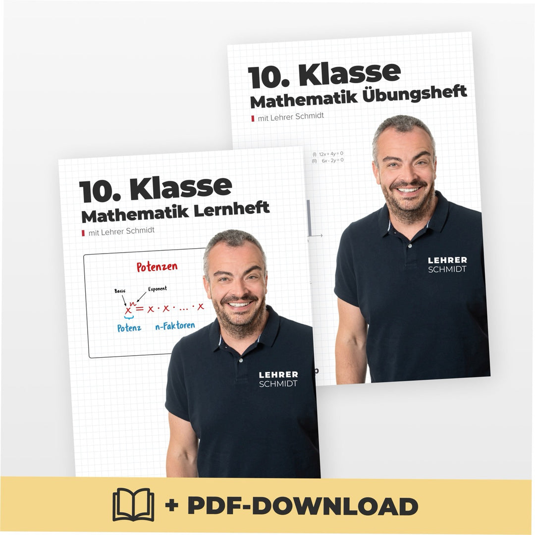 Mathematik Set 10. Klasse by Lehrer Schmidt | StudyHelp Verlag.