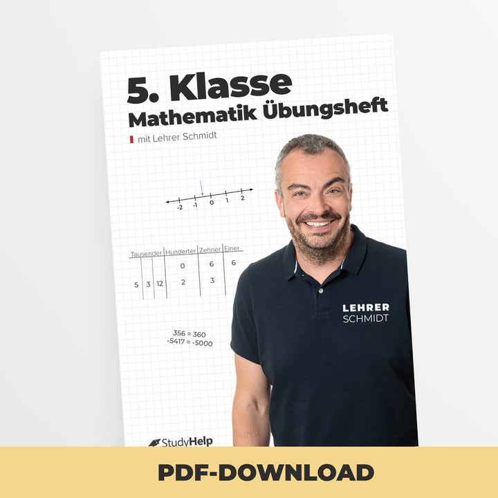 Mathematik 5. Klasse Übungsheft | StudyHelp Verlag.