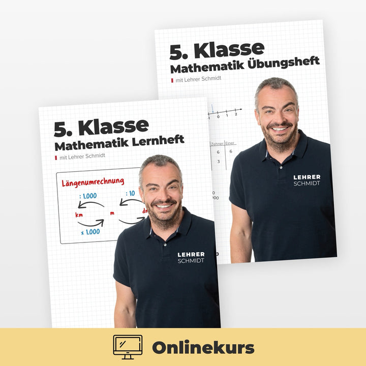 Mathematik Set 5. Klasse by Lehrer Schmidt | StudyHelp Verlag.