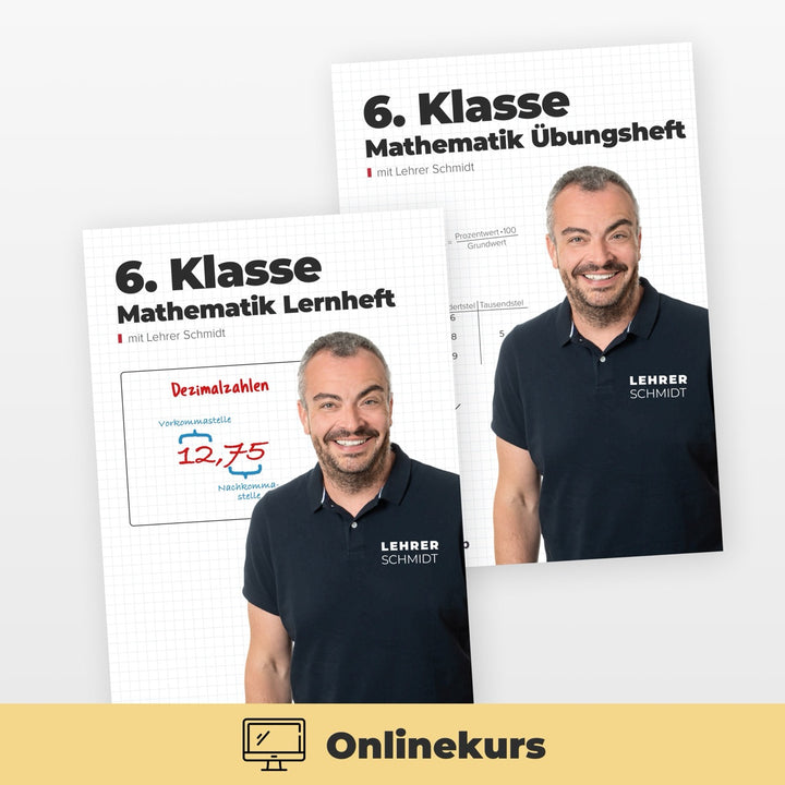 Mathematik Set 6. Klasse by Lehrer Schmidt | StudyHelp Verlag.