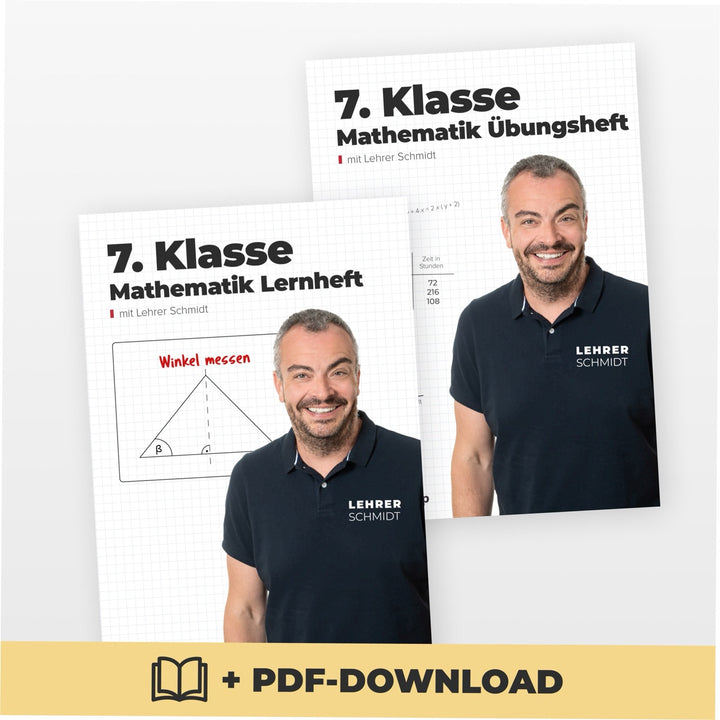 Mathematik Set 7. Klasse by Lehrer Schmidt | StudyHelp Verlag.