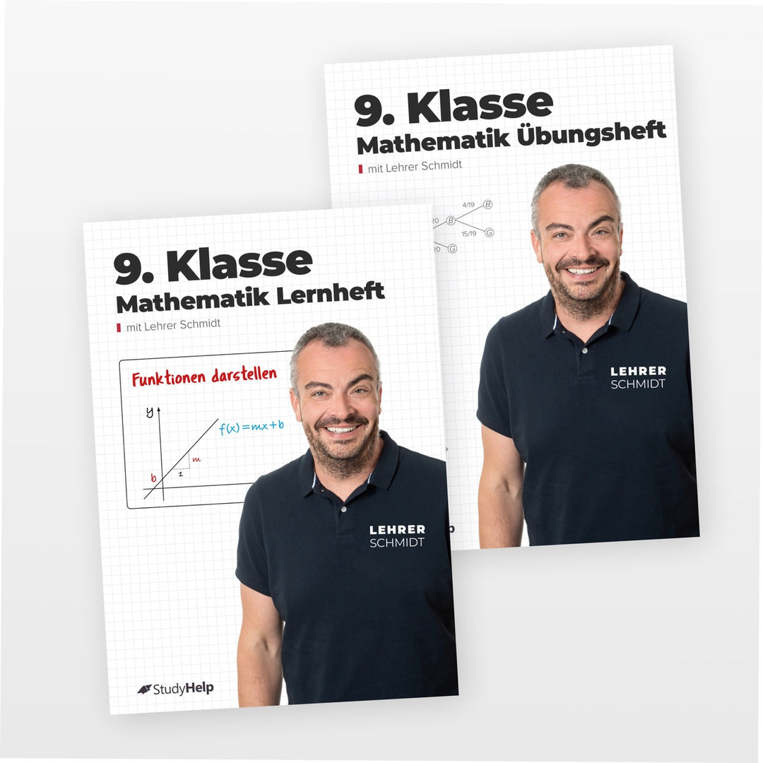 Mathematik Set 9. Klasse by Lehrer Schmidt | StudyHelp Verlag.