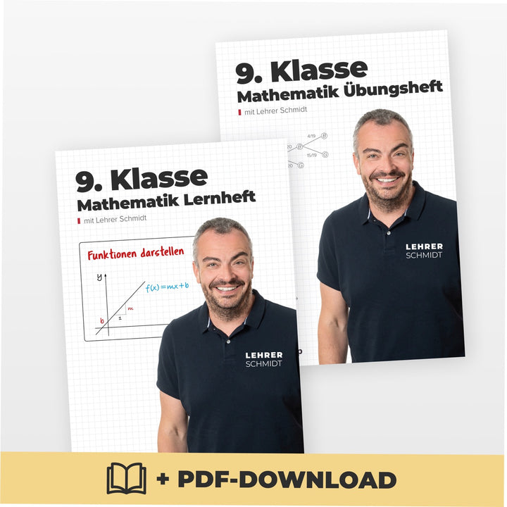 Mathematik Set 9. Klasse by Lehrer Schmidt | StudyHelp Verlag.