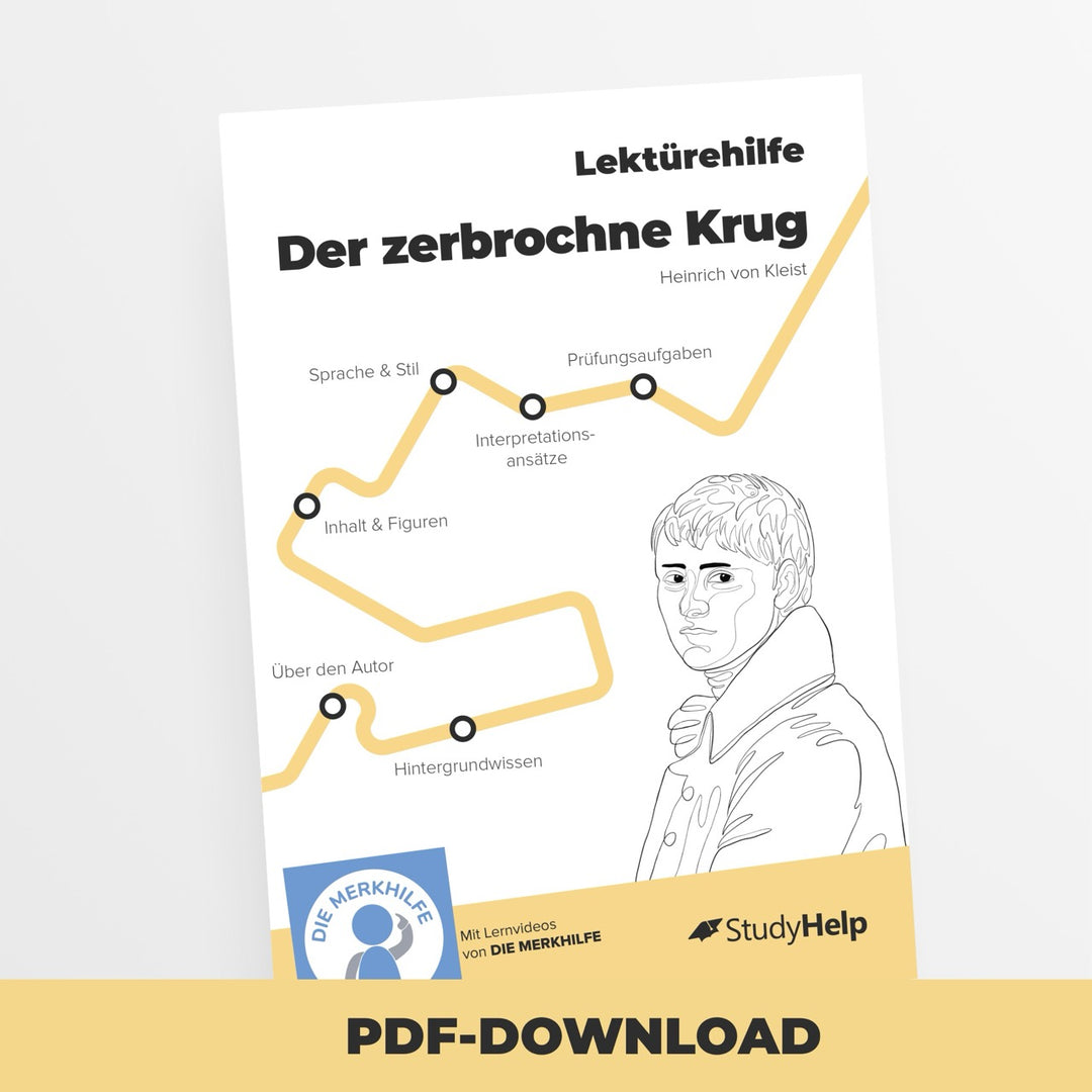 Lektürehilfe zu Der zerbrochne Krug - Kleist | StudyHelp Verlag.