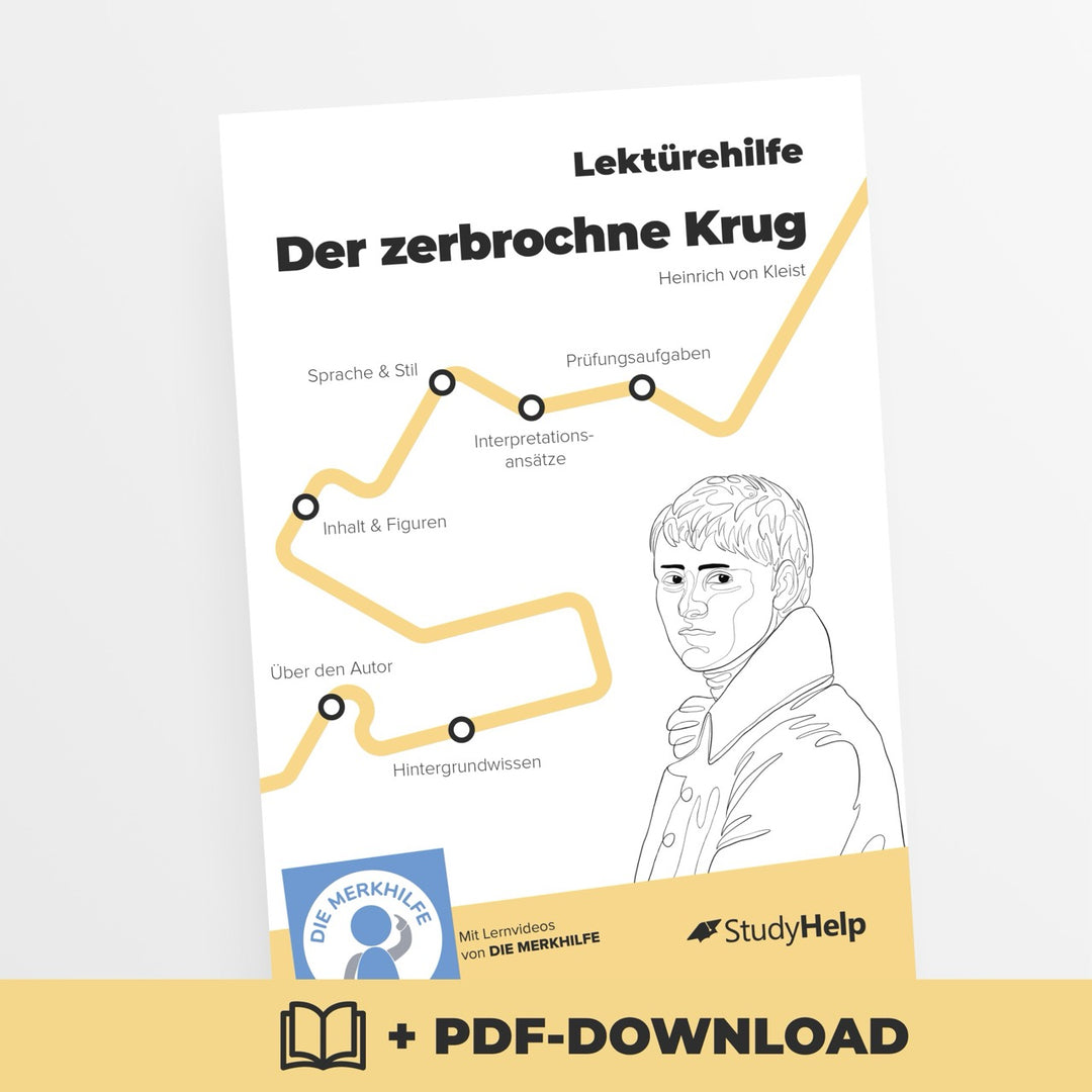 Lektürehilfe zu Der zerbrochne Krug - Kleist | StudyHelp Verlag.