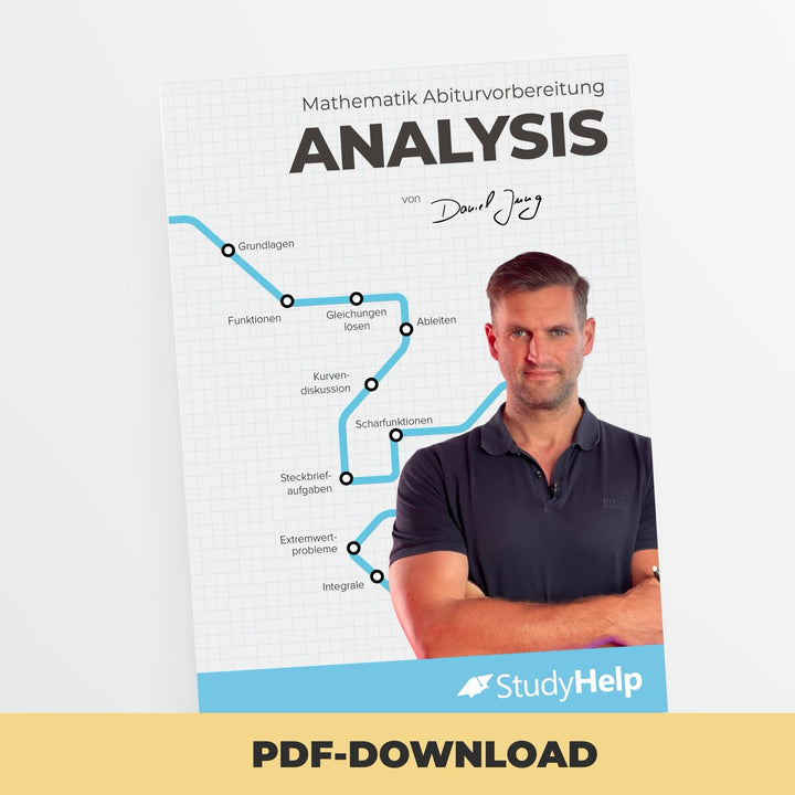 Mathe Abitur Analysis Lernheft | StudyHelp Verlag.