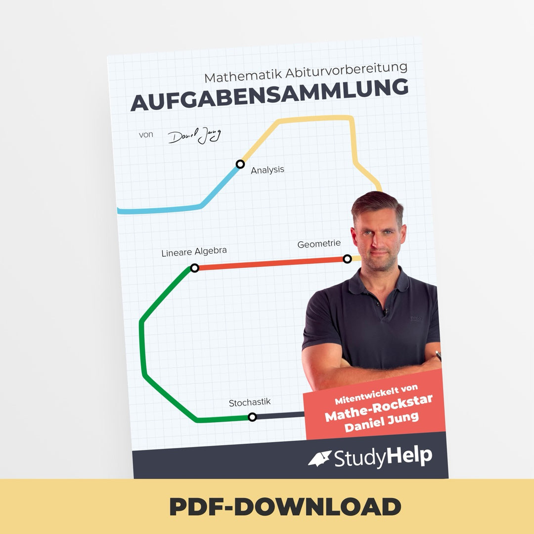 Mathe Abitur Aufgabensammlung | StudyHelp Verlag.
